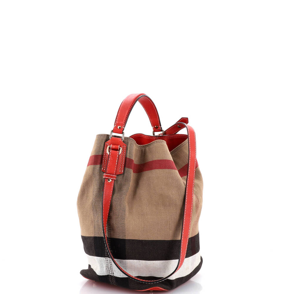 Burberry Ashby Bag House Check Canvas #250855B76B - Picture 2 of 8
